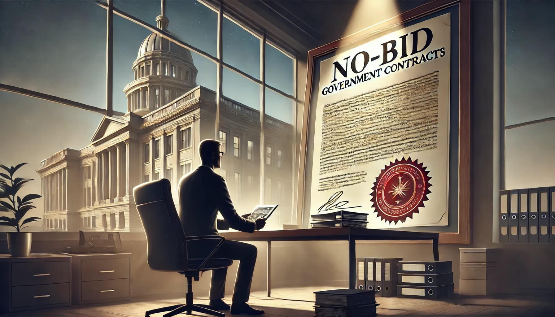 Blog post cover image for In What Situation Would the Government Use a No-bid Contract